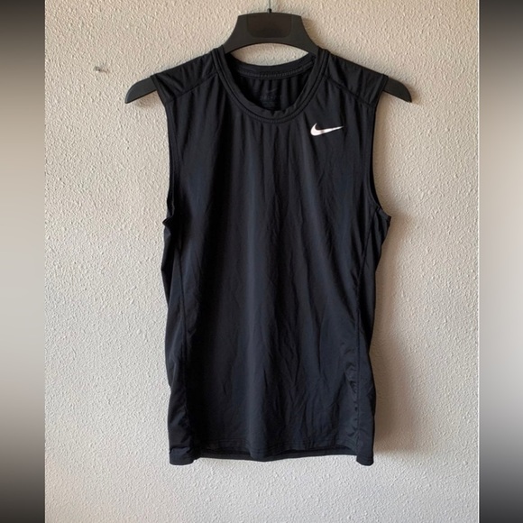 Nike Black Small Muscle Tank Top Dri-fit Fitted - Picture 7 of 11